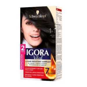 IGORA VITAL 1-1 NEGRO AZUL - FCO x 50 ML - INCLUYE TRATAMIENTOS