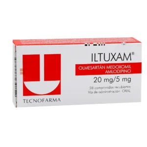 ILTUXAM 20 MG / 5 MG - CAJA x 28 COMPRIMIDOS
