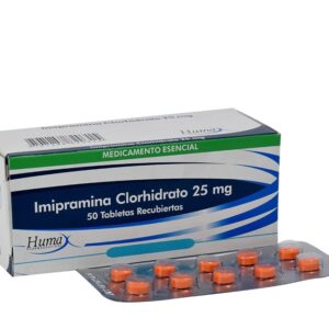 IMIPRAMINA HCL 25 MG - CAJA x 50 TAB
