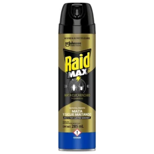 INSECTICIDA RAID MAX AEROSOL RASTREROS - FCO x 285 CC