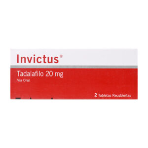 INVICTUS 20 MG - CAJA x 2 TAB REC.