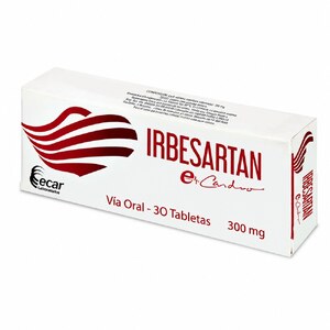 IRBESARTAN 300 MG - CAJA x 30 TAB