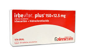 IRBEVITAE PLUS 150 MG/12.5 MG - CAJA x 28 COMP