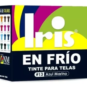 IRIS EN FRIO #13 AZUL MARINO - CAJA x KIT PARA TEÑIR