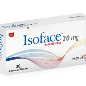 ISOFACE 20 MG - CAJA x 30 CAP