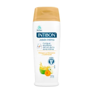 JABON INTIMO INTIBON VINAGRE DE MANZANA Y CALENDULA - FCO x 120 GR