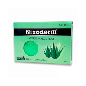 JABON NIXODERM AZUFRE + ALOE VERA - BARRA x 100 GR
