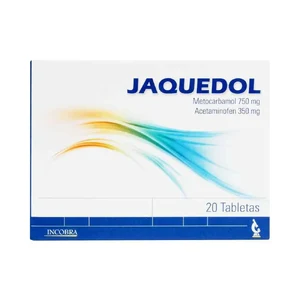 JAQUEDOL 750 MG + 350 MG - CAJA x 20 TAB