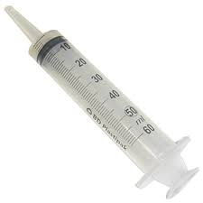 JERINGA ESTERIL DESECHABLE PUNTA CATETER 60 ML - UND
