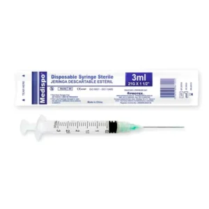 JERINGA MEDISPO 3ML 21G x 1 1/2`