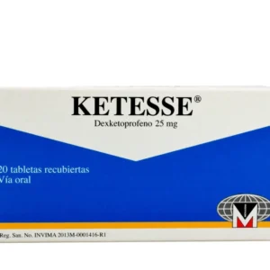 KETESSE 25 MG - CAJA x 20 TAB