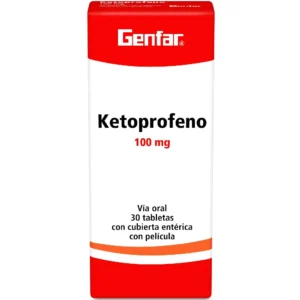 KETOPROFENO 100 MG - CAJA x 30 TAB