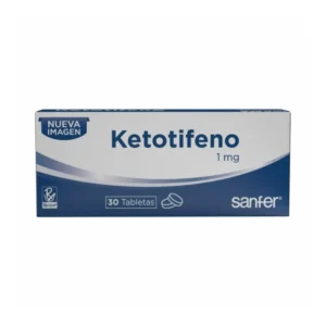 KETOTIFENO 1 MG - CAJA x 30 TAB