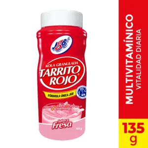 KOLA GRANULADA TARRITO ROJO - TARRO x 135 GR FRESA
