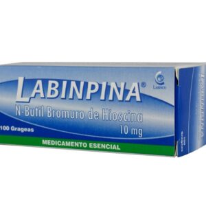 LABINPINA HIOSCINA BUTIL BROMURO 10 MG - CAJA x 100 GRAGEAS