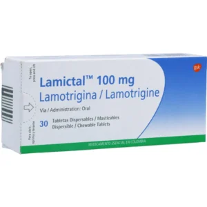 LAMICTAL 100 MG - CAJA x 30 TAB DISP.