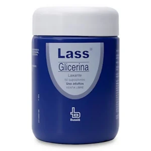 LASS SUPOSITORIOS GLICERINA ADULTOS 2.3 GR - POTE x 50 UND