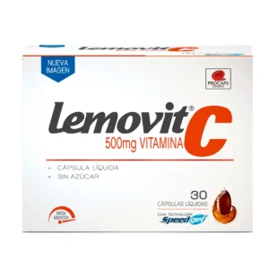 LEMOVIT C 500 MG - CAJA x 30 CAPS LIQUIDAS