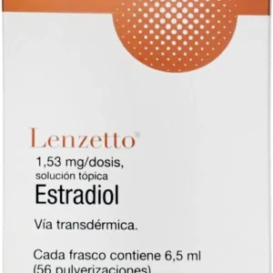 LENZETTO 1,53 MG/DOSIS SLN TOPICA - CAJA x 1 VIAL CON BOMBA DE AEROSOL x 8.1 ML (56 PULVERIZACIONES)