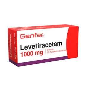 LEVETIRACETAM 1000 MG - CAJA x 30 TAB