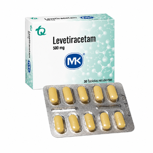 LEVETIRACETAM 500 MG - CAJA x 30 TAB RECU