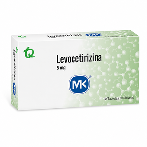 LEVOCETIRIZINA 5 MG - CAJA x 10 TAB REC