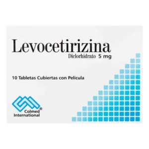 LEVOCETIRIZINA 5 MG - CAJA x 10 TAB RECU