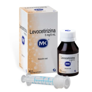 LEVOCETIRIZINA 5 MG/5 ML SLN ORAL - FCO x 60 ML + JERINGA DOSIFICAD.