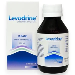 LEVODRINE 2.5 MG/5 ML JARABE SLN ORAL - FCO x 120 ML - SABOR A FRAMBUESA