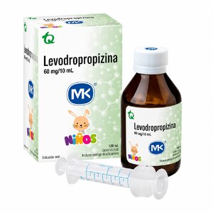 LEVODROPROPIZINA 60 MG/10 ML SLN ORAL - FCO x 120 ML SABOR UVA