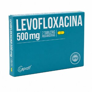LEVOFLOXACINA 500 MG - CAJA x 7 TAB