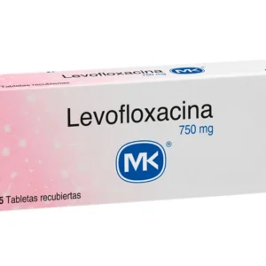 LEVOFLOXACINA 750 MG - CAJA x 5 TAB RECU