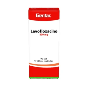LEVOFLOXACINO 500 MG - CAJA x 14 TAB