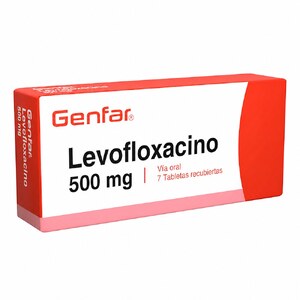 LEVOFLOXACINO 500 MG - CAJA x 7 TAB