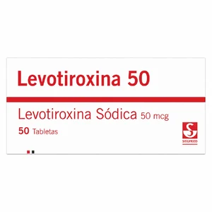 LEVOTIROXINA SODICA 50 MCG - CAJA x 50 TAB