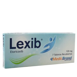 LEXIB 120 MG - CAJA x 7 TAB REC