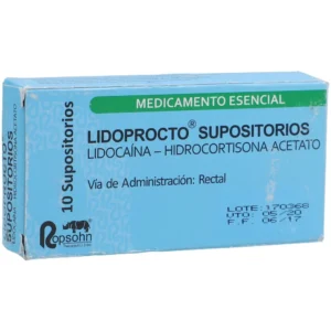 LIDOPROCTO SUPOSITORIOS - CAJA x 10 UND