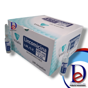 LINCOMICINA 600 MG/2 ML SLN INY - CAJA x 100 AMP