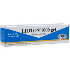 LIOTON 1000 UI/GR GEL TOP. - TUBO x 50 GR