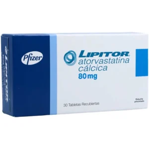 LIPITOR 80 MG - CAJA x 30 TAB