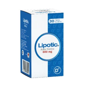 LIPOTIC 600 MG - FCO x 30 TAB REC