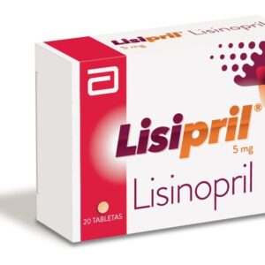 LISIPRIL 5 MG - CAJA x 20 COMP