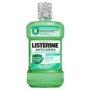 LISTERINE ANTICARIES ZERO ALCOHOL MENTA - FCO x 500 ML