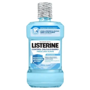 LISTERINE CONTROL CALCULO/SARRO - ZERO ALCOGOL MENTA SUAVE - FCO x 500 ML