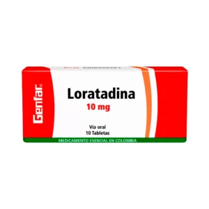 LORATADINA 10 MG - CAJA x 10 TAB