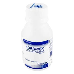 LORDINEX 5 MG/5 ML JARABE - FCO x 90 ML - SABOR FRANBUESA