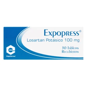 LOSARTAN POTASICO 100 MG - CAJA x 30 TAB