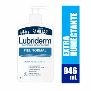 LUBRIDERM EXTRA HUMECTANTE CON VALVULA - FCO x 946 ML (AZUL)