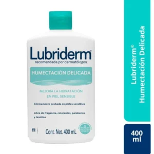 LUBRIDERM HUMECTACION DELICADA - FCO x 400 ML (VERDE)