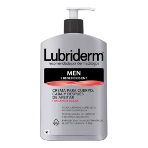 LUBRIDERM MENS 3 EN 1 FRAGANCIA LIGERA - FCO x 400 ML